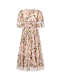 Платье с принтом &quot;лилии&quot; Dolce&Gabbana | Фото 1