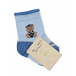 Голубые носки с декором &quot;медвежонок&quot; Story Loris | Фото 1