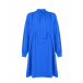 Синее приталенное платье Audrey Pietro Brunelli | Фото 1