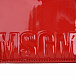 Красная сумка с белой цепочкой, 10x12x3 см MSGM | Фото 7