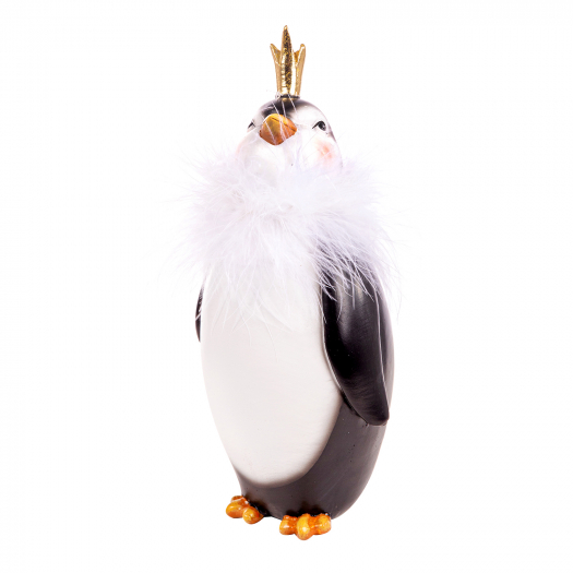 Декор &quot;Пингвин с золотой короной&quot;, 21 см Arpimex | Фото 1