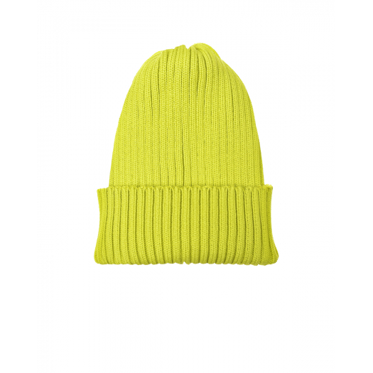 Желтая шапка с отворотом Jan&Sofie | Фото 1