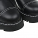 Высокие черные ботинки с белыми шнурками Emporio Armani | Фото 8