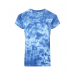 Синяя футболка с эффектом tie-dye Forte dei Marmi Couture | Фото 1