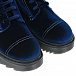 Синие бархатные ботинки Emporio Armani | Фото 8