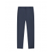 Синие брюки из шерстяной ткани Dal Lago | Фото 1