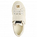 Белые кеды с золотым логотипом Dolce&Gabbana | Фото 4