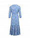 Голубое платье с цветочным принтом Pietro Brunelli | Фото 8