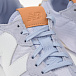 Голубые кроссовки с белым лого NEW BALANCE | Фото 6