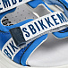 Сандалии с логотипом на липучках, синие Bikkembergs | Фото 6