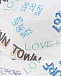 Белая панама с текстовым принтом Il Trenino | Фото 3