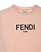 Розовая футболка с логотипом Fendi | Фото 3