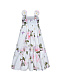 Платье с лямками из цветов Monnalisa | Фото 2