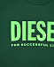 Зеленый свитшот с логотипом Diesel | Фото 3