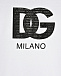 Футболка с черным логотипом на груди, белая Dolce&Gabbana | Фото 3