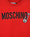 Красная толстовка с лого Moschino | Фото 3