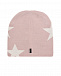 Розовая шапка с принтом &quot;звезды&quot; Molo | Фото 2