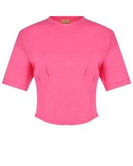 Приталенная розовая футболка Nude Оранжевый, арт. 1103730 118 | Фото 1