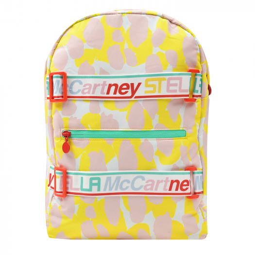 Желто-розовый рюкзак, 38x28x10 см Stella McCartney | Фото 1