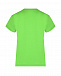 Зеленая футболка с лого из стразов Vivetta | Фото 5