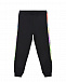 Черные спортивные брюки с разноцветными лампасами GCDS | Фото 2