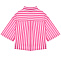 Рубашка укороченная в полоску, розовая Max&Co | Фото 2