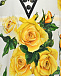 Туника с принтом &quot;желтые розы&quot; Dolce&Gabbana | Фото 3