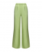 Шелковые брюки, зеленые Dorothee Schumacher | Фото 1