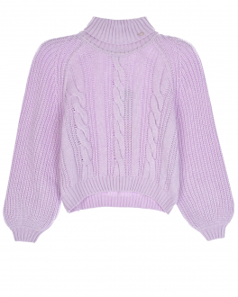 Фиолетовый свитер из смесовой шерсти Emporio Armani Фиолетовый, арт. 6L3M53 3M06Z 0832 | Фото 1