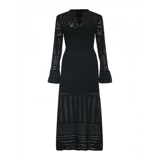 Черное приталенное платье Dorothee Schumacher | Фото 1