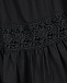 Черное платье-мини с гипюровыми вставками Charo Ruiz | Фото 8