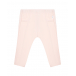 Спортивные брюки пудрового цвета Sanetta Kidswear | Фото 1