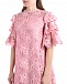 Розовое кружевное платье Vivetta | Фото 7