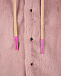 Розовая куртка из эко-меха  | Фото 3