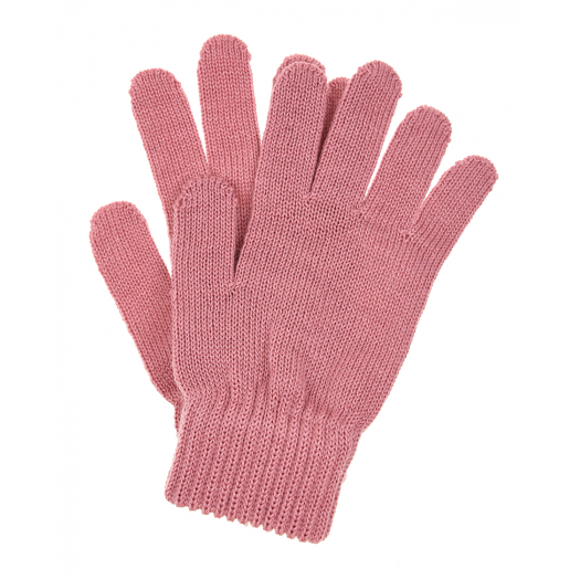 Розовые перчатки из шерсти Catya | Фото 1