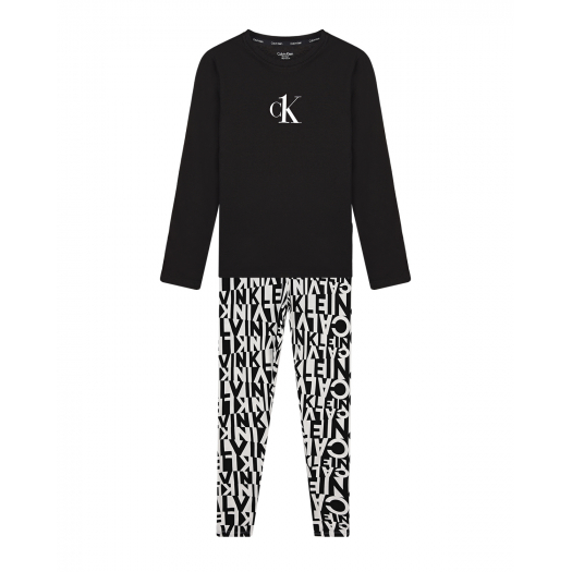 Пижама с логотипом Calvin Klein | Фото 1