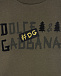 Серая футболка с логотипом Dolce&Gabbana | Фото 3