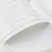 Белые шлепки с логотипом в тон MM6 Maison Margiela | Фото 6