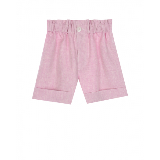Розовые шорты с отворотами Paade Mode | Фото 1