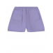 Фиолетовые шорты с поясом на резинке Paade Mode | Фото 1