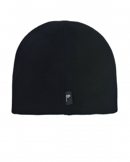 Черная шапка с логотипом Moncler Черный, арт. 9Z748 00 A9649 999 | Фото 2