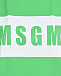 Зеленая футболка с логотипом MSGM | Фото 3