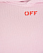 Розовое платье-худи Off-White | Фото 3