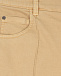 Бежевые брюки с простроченными стрелками Brunello Cucinelli | Фото 3
