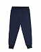 Синие спортивные брюки с люрексом Monnalisa | Фото 2