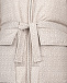 Куртка из ткани Loro Piana с мелким лого и отделкой из меха лисы Yves Salomon | Фото 9