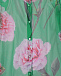 Шелковая блуза с принтом &quot;розы&quot; Dolce&Gabbana | Фото 4