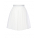 Пышная юбка белого цвета IL Gufo | Фото 1