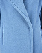 Голубое пальто с надписью &quot;Queen mama&quot; Forte dei Marmi Couture | Фото 8