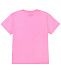 Розовая футболка с принтом вандерфул  | Фото 2